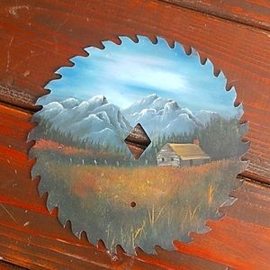 Painted saw blade